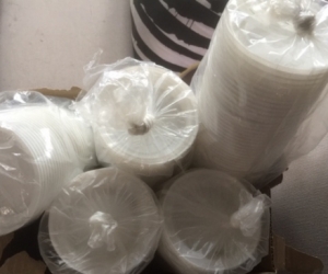 Take-away cup lids and some cups