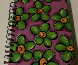 Lined paper notebook