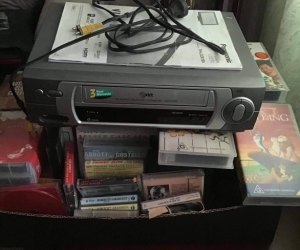 LG Video Player & Box of Videos