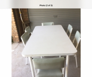 White kitchen table