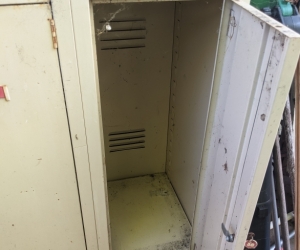 Rusty filing cabinets