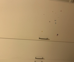 USED IKEA WHITE WARDROBE