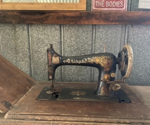 Old singer sewing machine