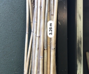 Bamboo - long pieces ( note- half taken , approx 25 pieces left)