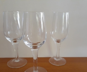 3 wine glasses