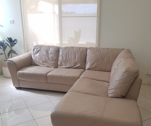 Nick Scali Leather Lounge 2.1m x 2.4m