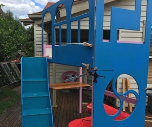 Modified bunk bed