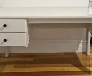 White desk