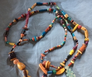 Necklace - colourful beads