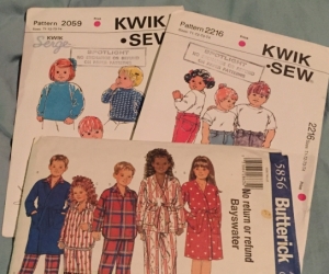 Sewing patterns - children