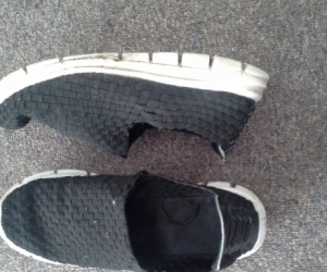 black slip on