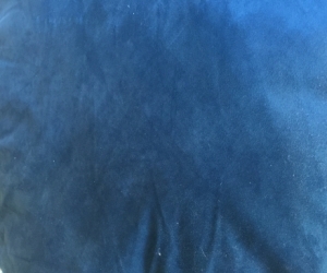 4 x large dark blue velvet pet beds/cushions