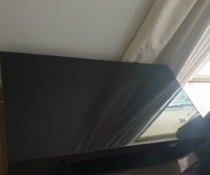 Black Lacquer coffee table with drawer