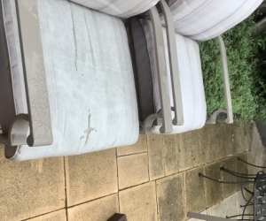 Outdoor chairs x4 plus 2stools