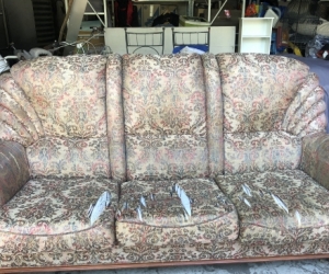 Couch - High backed Art Deco