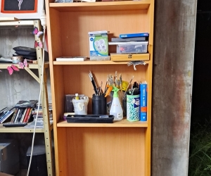 Chairs and shelves