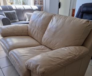Two Seat Leather Couch