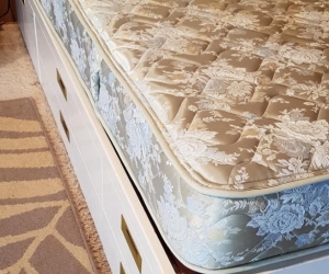 Single bed with storage