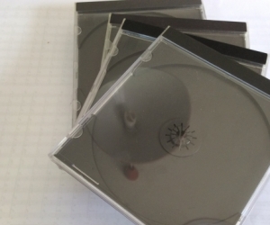 80 plus CD jewel cases.