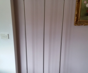 Trio of tall lamps-