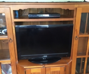 Large Wooden entertainment unit