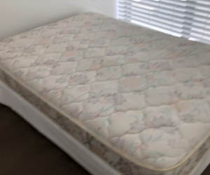 Free Double bed and base