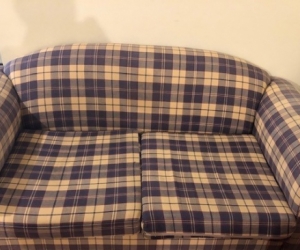 2 TWO SEATER SOFA SET
