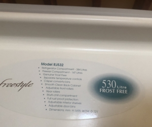 Family fridge in good working condition