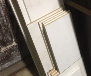 Shelves (white melamine) of various sizes
