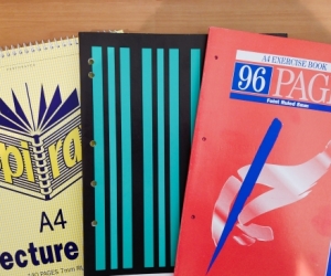 Exercise books