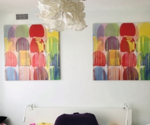 2Bright Prints and a doona set that matched