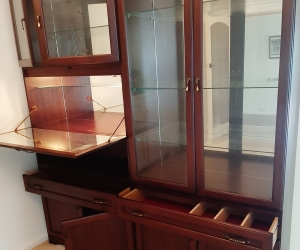 Display bar cabinet wooden