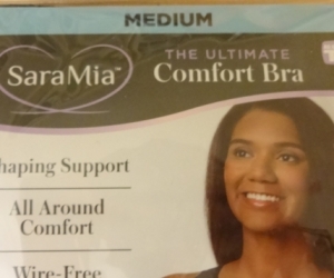 Women's bra black, small size 10-12