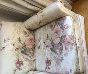 Old fashioned arm chair