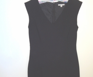 Black dress size 12 "v" neck