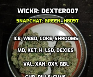 WICKR lD….dexter007, Bud Green Dexies Valium Xanax Benzos Shard Charlie