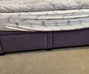 King single bed with storage