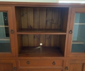 Solid hardwood timber dresser