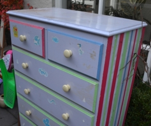 Children's painted dresser