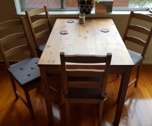 Table and chairs