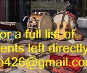 Assorted used Musical instrumentss