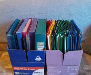Plastic folders