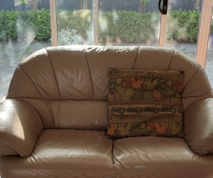 FREE leather couches 3 and 2 seaters