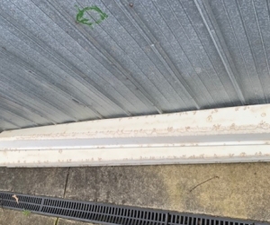 Two Canvas Awning blinds