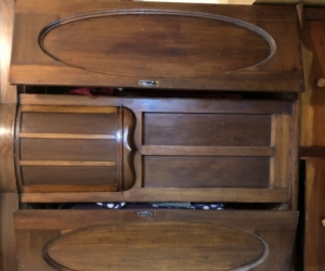 Spacious antique timber dresser