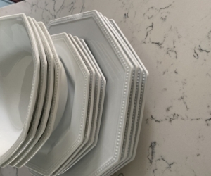 Dinner set white